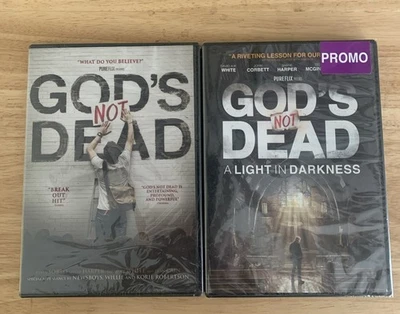 God's Not Dead & God’s Not Dead A Light in Darkness (DVD) NEW Authentic US - Image 1 of 4