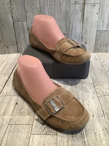 Nine West Leezao hellbraune Damen-Loafer flache Schuhe 7M - Bild 1 von 11