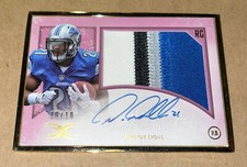 2015 Definitive Collection Framed /10 Ameer Abdullah RPA Rookie Patch Auto RC