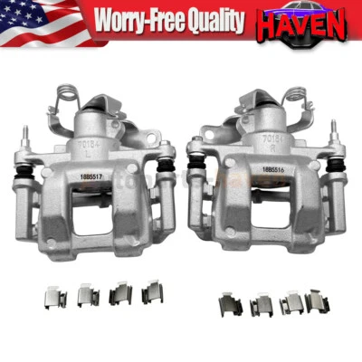 2Pcs Brake Caliper with Bracket Rear Side for Ford Transit-150 250 350 2015-2019 - Image 1 of 4