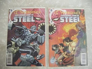 Convergence Serie Superman "Man of Steel" Regular Ausgaben 1 & 2 komplett - Bild 1 von 3
