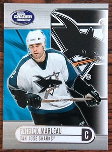 2003-04 PATRICK MARLEAU PACIFIC CALDER HOCKEY SILVER #87 SHARKS #265/575