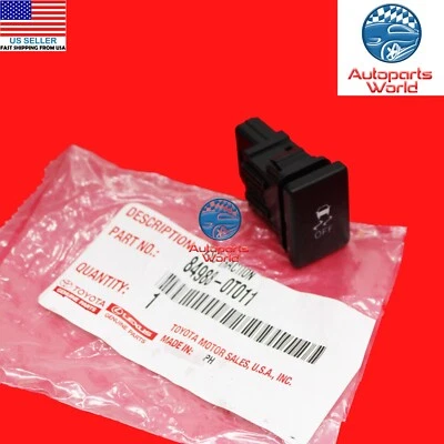 INTERRUPTOR DE CONTROL VSC TRACCIÓN ORIGINAL OEM TOYOTA CAMRY SIENNA VENZA 84988-0T011 Foto 1 de 3
