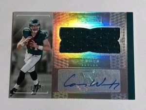 2016 Panini Donruss Signature Series Carson Wentz RC Rookie Auto 50/50 Last Made - Picture 1 of 2