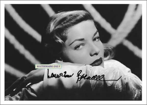 Lauren Bacall, Fotografía "ORIGINAL FIRMADA A MANO" (2) - Imagen 1 de 1