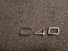 Genuine Volvo C40 Rear Script Badge Emblems Plastic Chrome Letters