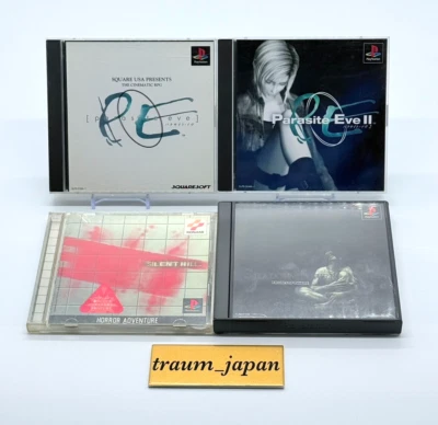 Parasite Eve 1 2 I II Silent Hill Shadow Tower Set PlayStation PS1 Tested Games - Image 1 of 4