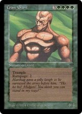 WOTC MtG Legends Craw Giant (U) VG