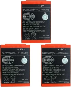 3Pcs 2100mAh BA225030 6V Ni-Mh Battery Compatible for HBC Crane Remote Pump - Picture 1 of 6