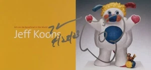 Jeff Koons Arte Tarjeta Firmada Original Firma Autógrafo Firmado - Imagen 1 de 5