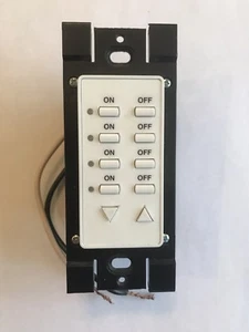 Leviton X10 HXC4D-1TW 4 Zones Keypad White - Photo 1 sur 2