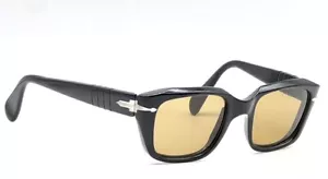 Vintage Persol Ratti Sunglasses 6155 Genuine Italy Rare Black Model K.H.V - Picture 1 of 12