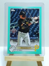 Bubba Chandler 2022 Topps 1st Pro Debut Aqua Parallel 25/75 #PD-16 Pirates
