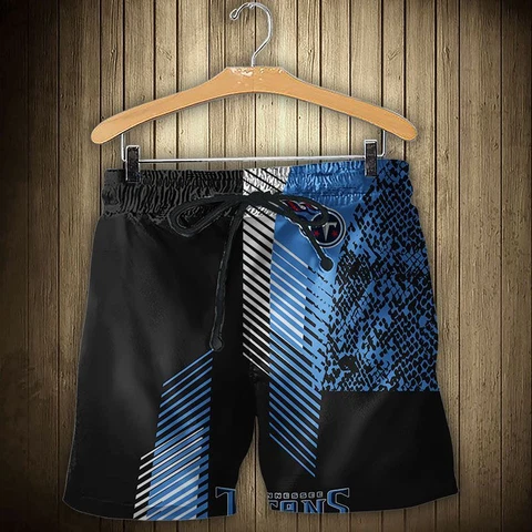 Tennessee Titans Mens Beach Board Shorts Summer Football Quick Dry Swim Trunks Cover