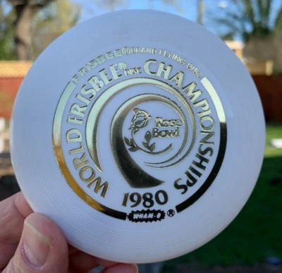 Mini WFC Champion 1980 (Rare Gold) (Innova Pin) Disc Golf Frisbee Wham-O  #M302 - Image 1 of 4