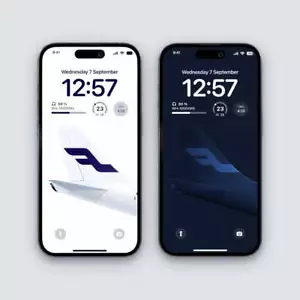 Finnair iPhone Wallpaper - Picture 1 of 3