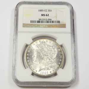 1885 CC CARSON CITY NGC MS62 - TONED Silver Morgan Dollar - $1 US Coin #44756A