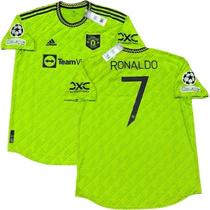 2022/23 Manchester United Authentic 3rd Jersey #7 Ronaldo XL Champions League - Picture 1 of 24