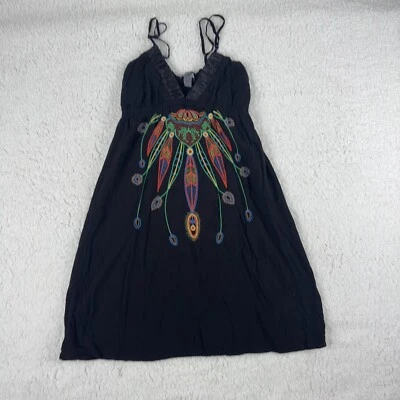 Ropa de poesía para mujer Top Vestido Pequeño Y2K Correa de espagueti Verano Bordado Foto 1 de 4