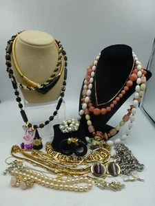 Jewelry Lot incl Trifari Monet Napier Sarah Coventry Laguna L Burch Avon Park Ln - Picture 1 of 17