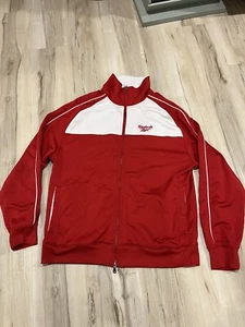 Rebook Red track jacket XL Vintage 90s Breakdance - Picture 1 of 6