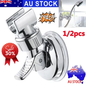 1/2x Shower Head Holder Adjustable Handset Bracket Wall Mount Suction BathroBH - Picture 1 of 19
