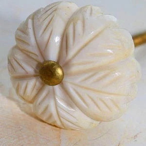 Pomo para muebles Pomos para muebles Yakbone Hueso Pomos para muebles Blanco Crema 77 N - Imagen 1 de 2