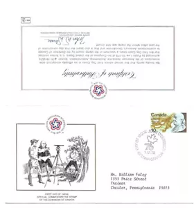 Canada 691 US Bicentennial, Ben Franklin, addressed FDC - Picture 1 of 1