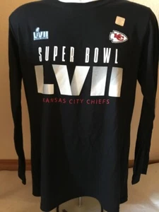 Camiseta de manga larga de los Kansas City Chiefs del Super Bowl LVII de la NFL talla XL - Imagen 1 de 7