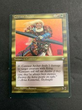 MISPRINT Miscut Centaur Archer Ice Age Magic The Gathering MTG Error Offcenter