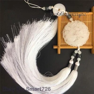 Hanfu Waist Pendant Dragon Phoenix Jade Pendant Tassel Pendant Waist Pendant Gif - Picture 1 of 2