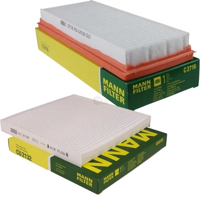 MANN-FILTER Filtersatz Innenraumfilter Luftfilter für Smart Fortwo Cabrio 1.0 - Bild 1 von 4