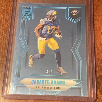 Donruss Elite Davante Adams FOTL 2025 Platinum 3/3 Los Angeles Rams Foto 1 de 3