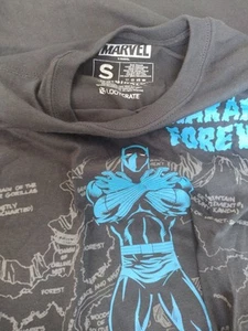Wakanda Forever T-Shirt Mens Lootwear Lootcrate Marvel Movie 2021 Size Small - Picture 1 of 3