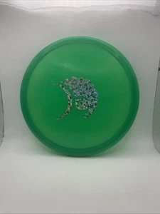 Innova Green Disc Golf Rhyno Calvin Heimburg HoloFoil Hearts Eclipse Logo 171g - Picture 1 of 5