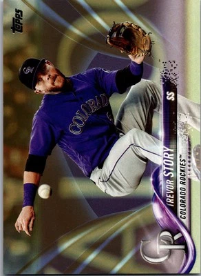 2018 Topps Trevor Story #230 Gold / 2018 Colorado Rockies - Image 1 of 2