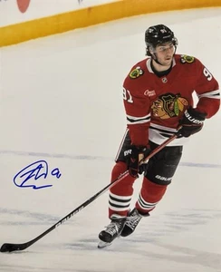 Frank NAZAR Signed 8x10 Photo! Chicago Blackhawks Young Star! W/COA - Foto 1 di 2