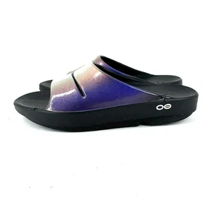 Sandalias OOFOS para mujer 8 Recovery Slide púrpura OOoriginal OOfoam cojín confort - Imagen 1 de 10