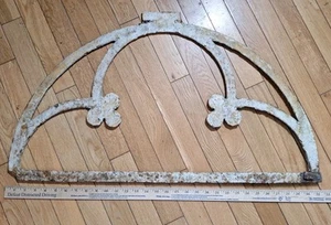 Architectural Salvaged Wrought Iron Roofing Fence Victorian Original - Picture 1 of 8