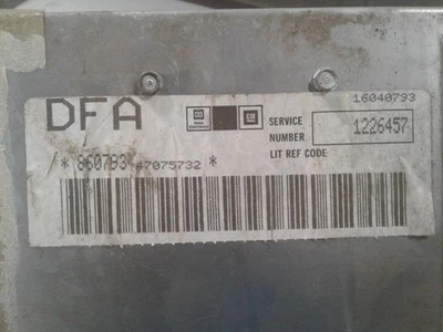 Módulo de controle eletrônico ECM do motor 8-307 5.0L VIN 9 compatível com 84-85 CUTLASS 632600 - Imagem 1 de 3