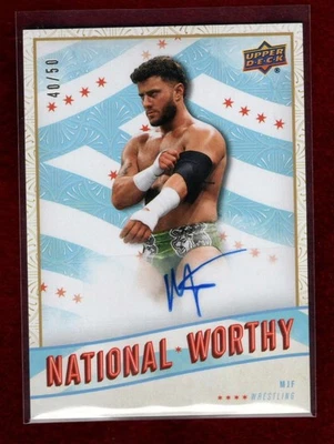 MJF 2025 UD NAT'L CONVENTION REDEMPTION NATIONAL WORTHY AUTO 40/50 WRESTLING - Image 1 of 2