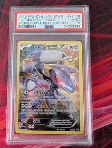 2016 PSA 9 Pokemon XY Genesect Full Art Black Star Promo Card XY119 Mythical MT - Bild 1 von 2