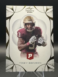 2024 Leaf Trinity Pristine Auction - Trey Benson #94 - Picture 1 of 3