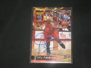 CORY ALEXANDER ROOKIE AUTENTICA CONFEZIONE AUTOGRAFATA FIRMATA CARTA DA BASKET TIRATA - Foto 1 di 2