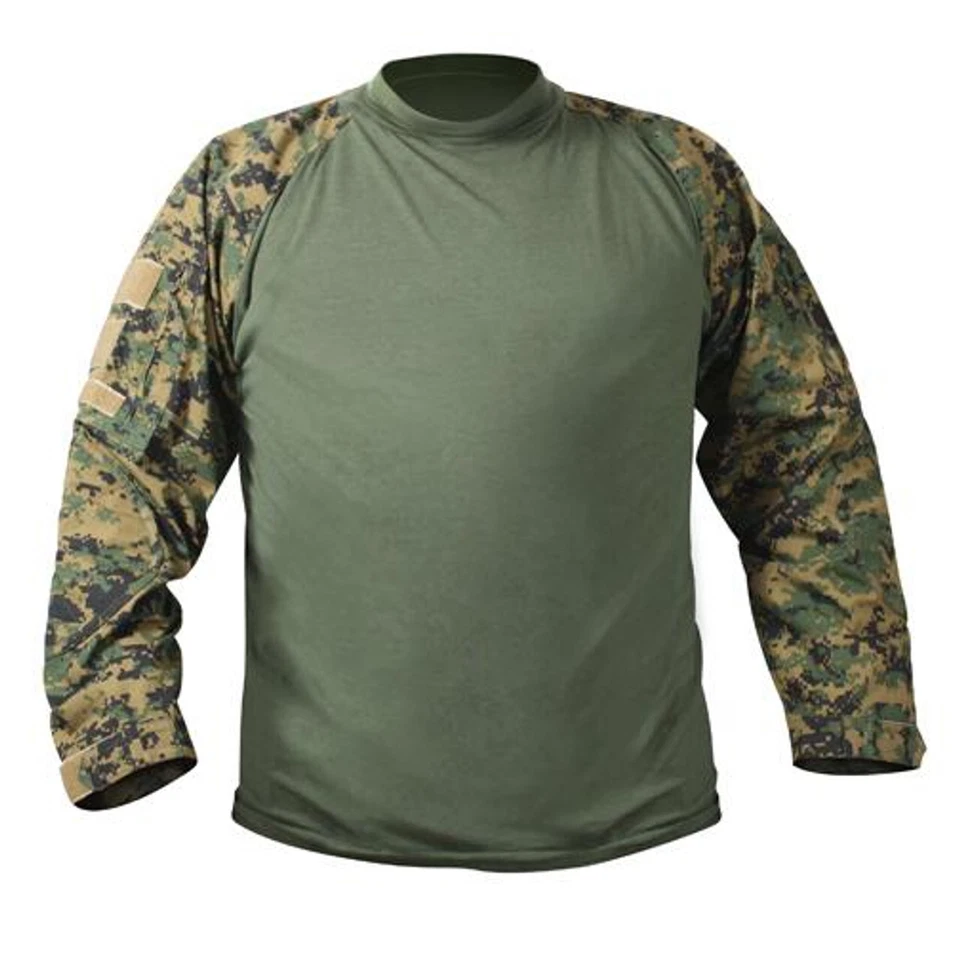 Rothco Military NYCO FR Fire Retardant Combat Shirt - Woodland Digital - Image 1 of 1