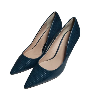 Zapatos de tacón Charles by Charles David para mujer verde azulado sin cordones punta talla 8M Foto 1 de 4