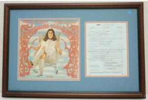 MAMA CASS ELLIOT Hand Signed Contract Autograph Mamas And The Papas Dave Mason - Foto 1 di 12
