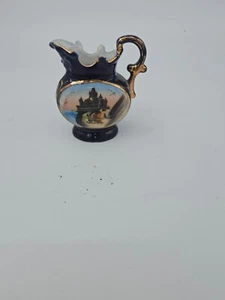 PRE 1907Antique Cliff House San Francisco  Souvenir Pitcher Creamer Gold Paint - Picture 1 of 6