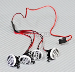 RC Scale LED LIGHT PODS Roof Lights HELLA Round (4 pcs) - Picture 1 of 9