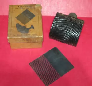 Vintage 1900'sChi-Namel Self Grainer & Comb w/ Box Style 1 Ohio Varnish Co - Picture 1 of 7